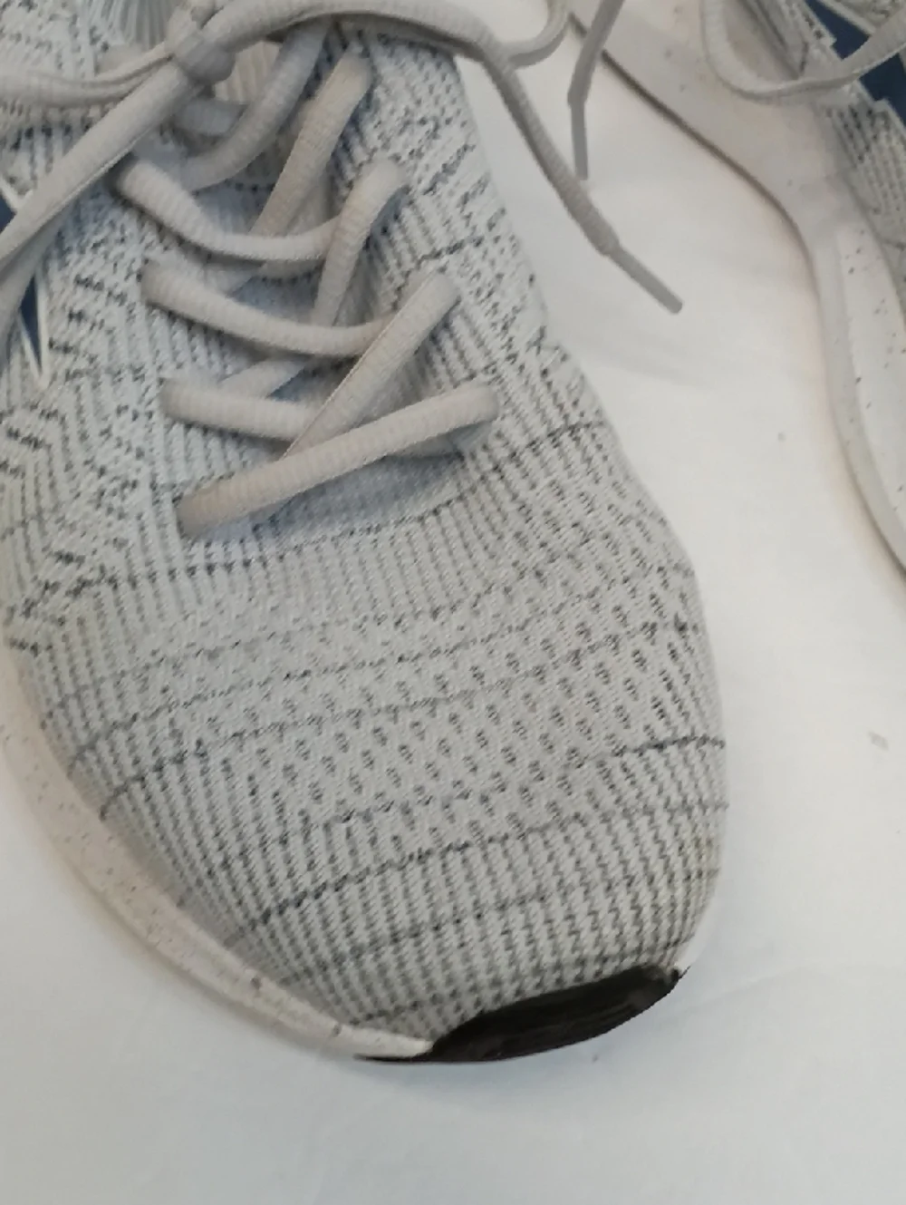 Avia Gray Knit Running Sneakers Lace Up Athletic Shoes Size 11